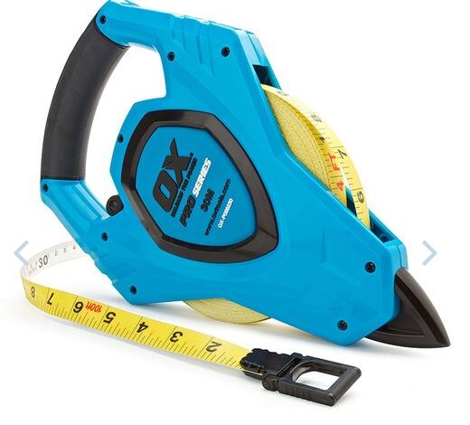 OX Pro Fibreglass Open Reel Tape – 50m / 165ft
