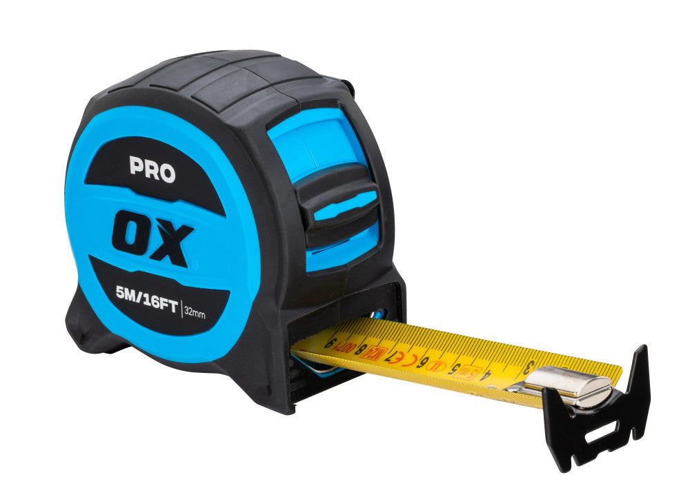OX Pro Dual Auto Lock Tape Measure - 5m / 16ft