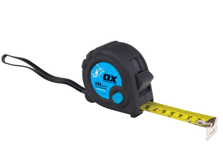 OX Trade Tape Measure – 8m / 26ft