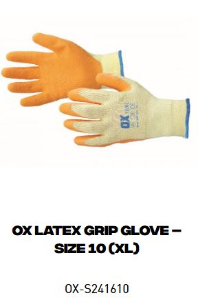 OX Latex Grip Glove