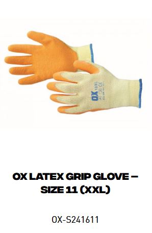 OX Latex Grip Glove