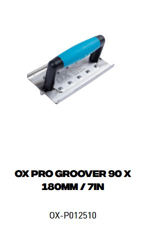 OX Pro Groover 90 x 180mm / 7in