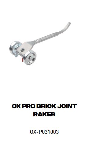 OX Pro Brick Joint Raker
