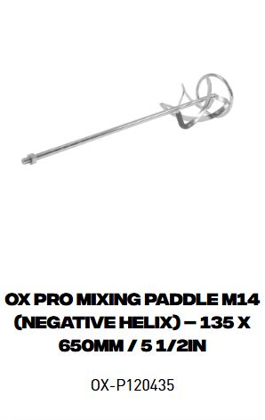 OX Pro Mixing Paddle M14 (Negative Helix)