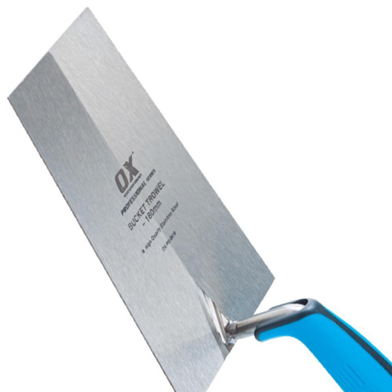 OX Pro Stainless Steel Bucket Trowel 180mm / 7 Inch P018418
