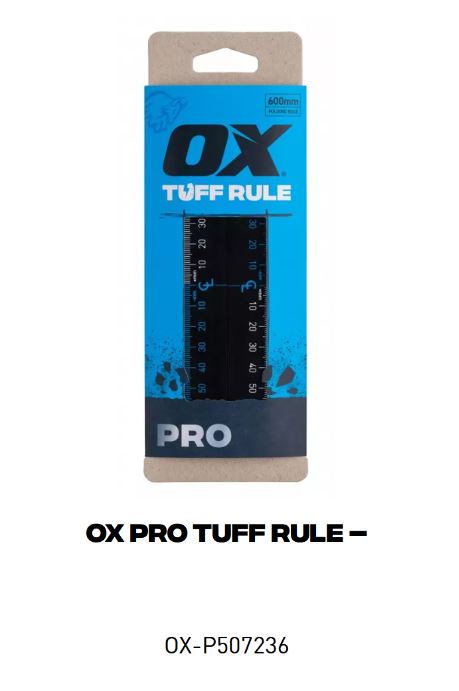 OX Pro Tuff Rule - Black, Green or Cyan